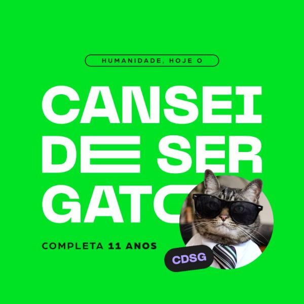 Cansei de ser gato